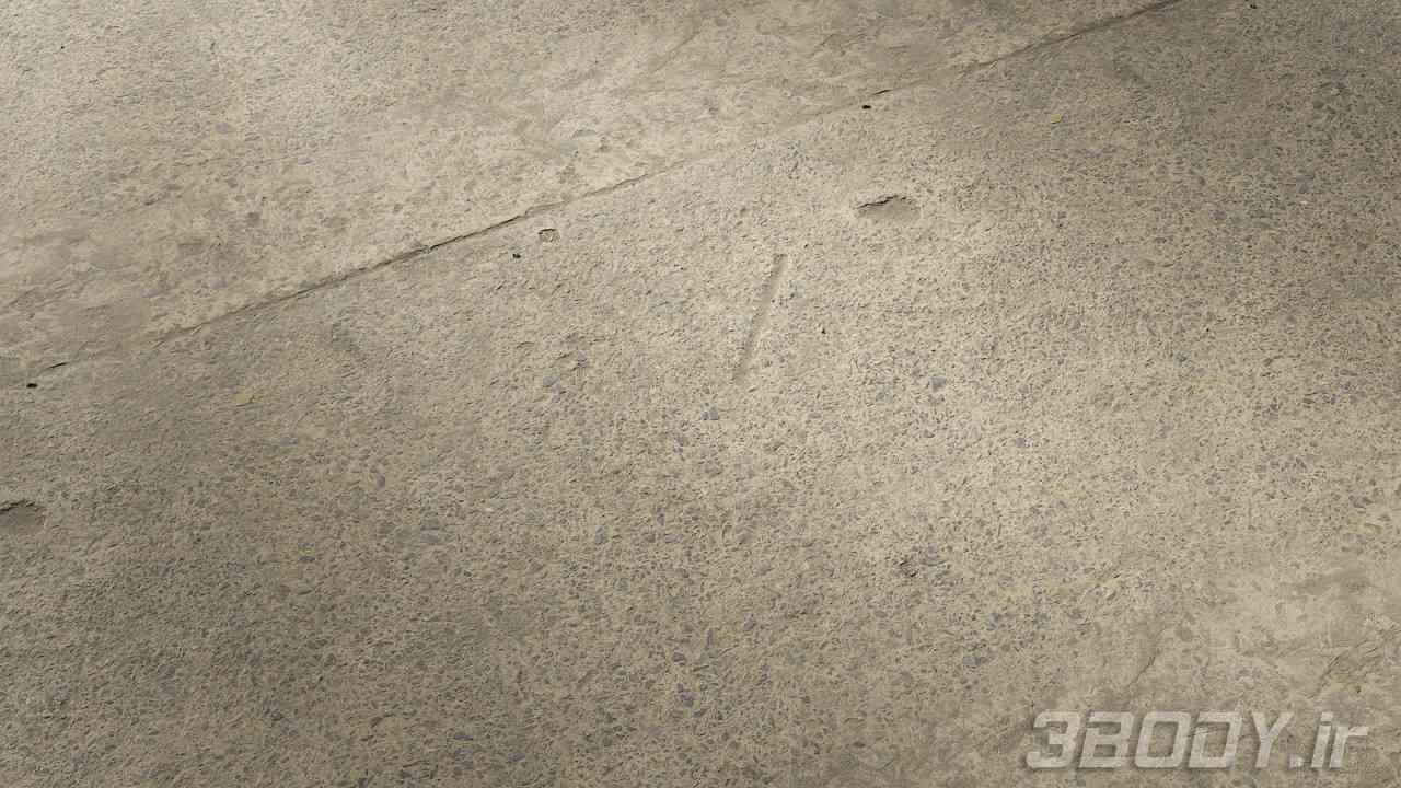 متریال بتن زبر rough concrete عکس 1